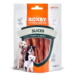 Snack Boxby Tiras de pollo para perros 100 gr.