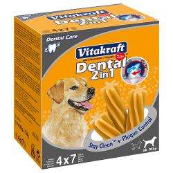 Vitakraft Dental 3 in 1 perros medianos - Pack mensual