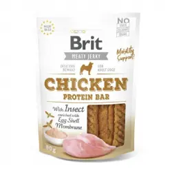 Brit jerky snack with insect protein bar pollo premios para perro, Peso 80 Gr