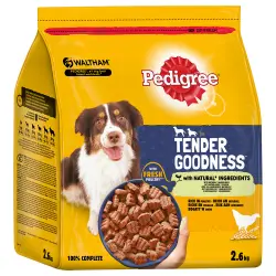 Pedigree Tender Goodness con ave pienso para perros - 2,6 kg