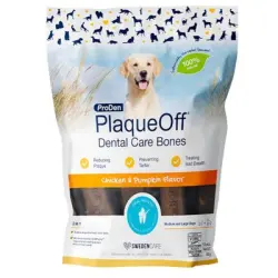 ProDen PlaqueOff Cuidado Dental Huesos - Pollo y calabaza (482 g)