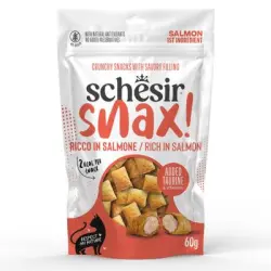 Schesir Snax! Pockets 60 g - Salmón