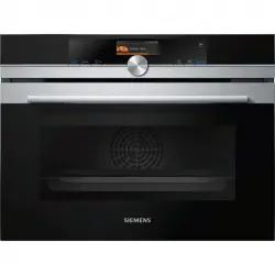 Siemens iQ700 CS636GBS2 Horno Compacto con Vapor 47L A+ Inox/Negro
