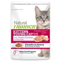 Trainer Natural Kitten & Young Cat pollo sobre 85 gr.
