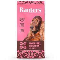 Banters Senior Light Pollo y Arroz pienso para perros