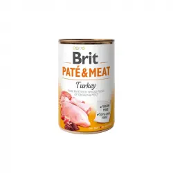 Brit pate meat pavo latas para perro 6 x 400 gr
