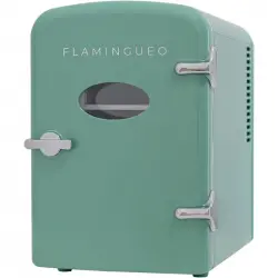 Flamingueo Mini Nevera 4l 12v/220v Función Frío Y Calor Verde Oscuro