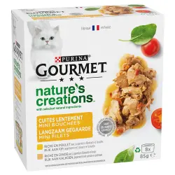 Gourmet Nature's Creations 8 x 85 g - Pollo y Pavo