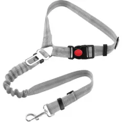 HausPets Cinturón seguridad perros ajustable elástico 2 1 absorción - Artículo 1