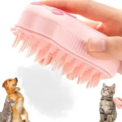 IntiMeg Cepillo de vapor 3 en 1 para perros y gatos - Una pieza