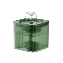 MCBOSON Dispensador de agua para mascotas de 2 litros - Verde