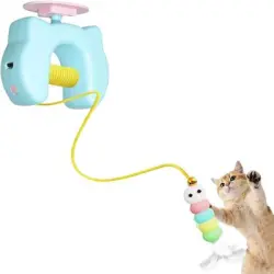 MCBOSON  interactivo colgante azul para gatos con carga USB - 1 artículo