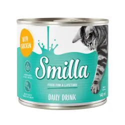 Smilla Daily Drink con pollo bebida para gatos - 6 x 140 ml