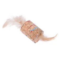 TIAKI corcho con plumas y catnip para gatos - 1 unidad