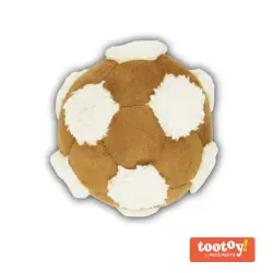 Tootoy! Comfy Football  Beige Pelota de Peluche para perros