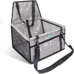 UAMLY Asiento plegable para perros para coche - Gris