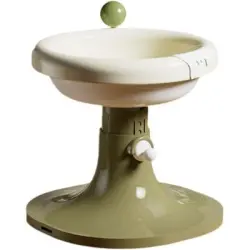 UAMLY Comedero para gatos elevable e inclinable - Verde