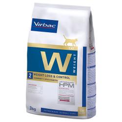 Virbac W2 Veterinary HPM Weight Loss and Control para gatos - 3 kg