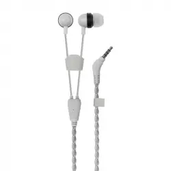 Wraps Auriculares Talk Flint Tela Trenzada Gris