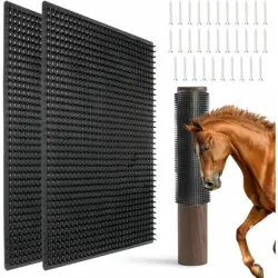 ZooVenture Juego 2 alfombrillas rascadoras caballos, vacas, cabras ovejas - 2 piezas