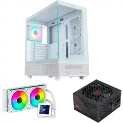 Abysm Pack Danube Sava H400 Full Tower Blanca + Morpheo GX5 850W + Oceanic LCD 240 White ARGB