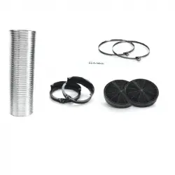 Bosch DHZ5605 Kit de Recirculación Negro para Campanas Bosch