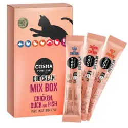 Cosma DUO Cream 8 x 14 g snacks para gatos - Pack mixto