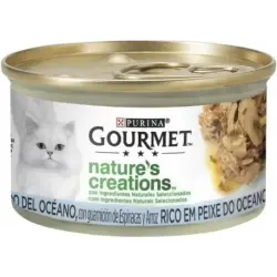 Gourmet Nature´s Creations Comida Húmeda para Gatos con Pescado del Océano, 24 x 85 gr