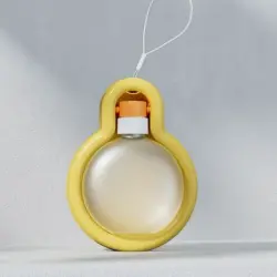 IntiMeg Botella de agua portátil para perros - AMARILLO