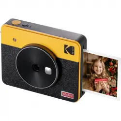 Kodak Mini Shot 3 Retro Cámara + Impresora Fotográfica Instantánea 2 En 1 Amarilla