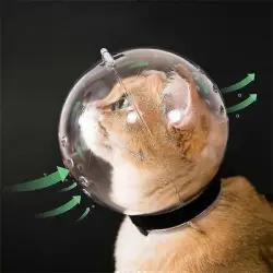 MCBOSON Bozal transpirable anti-mordeduras y anti-lamido para gatos - 1 pieza