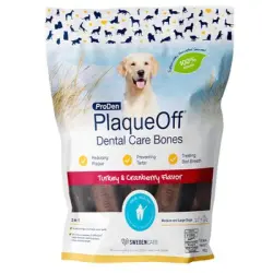 ProDen PlaqueOff Cuidado Dental Huesos - Pavo (482 g)