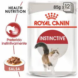 Royal Canin Instinctive (en Salsa) Pouch 85gr. Comida húmeda para gato adulto, Unidades 12 unidades 85 gr