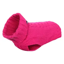 Rukka® Jersey para perros Wooly, frambuesa - aprox. 21 cm longitud dorsal (talla XXS)