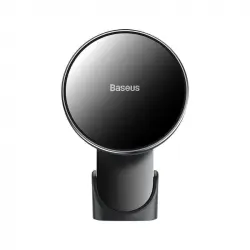Soporte Para Automóvil Magsafe Baseus Con Carga Negra