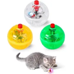UAMLY  para gatos, pelota interactiva LED - 3 piezas