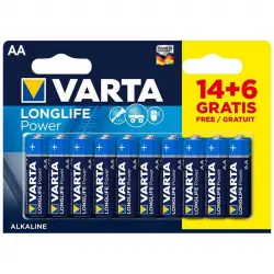 Varta Longlife Power Pack 20 (14+6) Pilas AA 1.5V