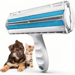 ZooVenture Cepillo quitapelos para gatos y perros - Azul