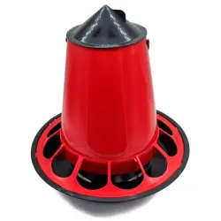 Acan Comedero Redondo para Aves de Corral 5 kg con 12 Compartimentos - 5