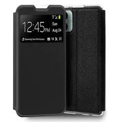 Cool Funda Flip Cover Liso Negro para Samsung Galaxy A06