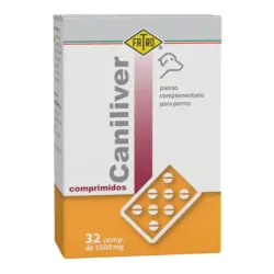 Fatro Caniliver suplemento hepático en comprimidos para perros - 32 comprimidos