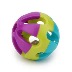 FurryFusion Pelota de goma estampada, juguete para mascotas - Artículo 1