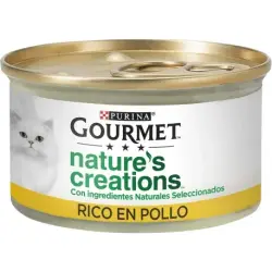 Gourmet Nature´s Creations Comida Húmeda para Gatos con Pollo, 24 x 85 gr