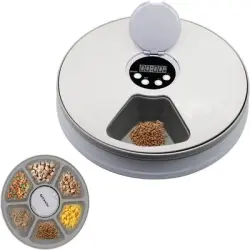 IntiMeg Comedero automático para gatos y perros pequeños - Una pieza