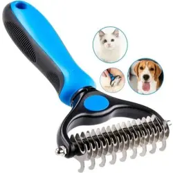 Pawffee Rastrillo de aseo profesional para perros y gatos: elimina subpelo - 1 pieza