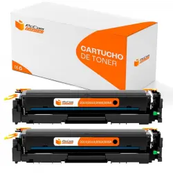 Pccom Essential HP 201X/201A/203X/203A Tóner Compatible Negro Pack 2