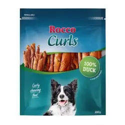 Rocco Curls snacks para perros - Pato 1 x 200 g