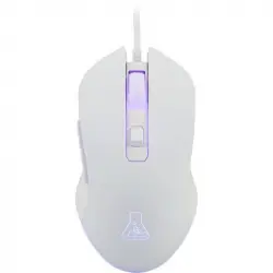 The G-Lab Kult Helium Ratón Gaming RGB 6400DPI Blanco