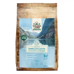 Trucha y salmón con patatas