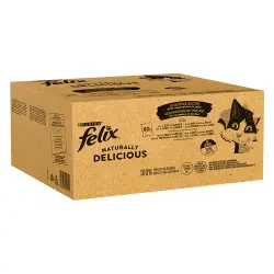 Felix Naturally Delicious 80 x 80 g - Megapack - Selección de sabores del campo